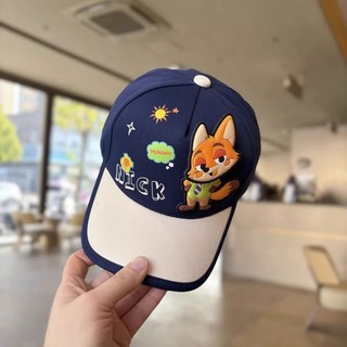 Trẻ Em Zootopia Nick Và Judy Mũ Cho Bé Trai Và Bé Gái Mũ Bóng Chày Với Họa Tiết Hoạt Hình 3D Thích Hợp Cho Bé 2-7 Tuổi