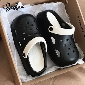 Xixitiao Dép Nữ, Đế Dày Eva, Kiểu Dáng Casual Đi Biển, Phối Màu Độc Đáo, Thời Trang Thể Thao
