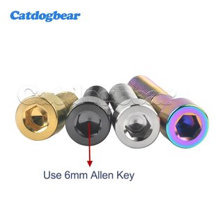 Bu lông titan Catdogbear M8x15 20 25 30 35 40 45 50 60 70mm DIN 912, đa kích cỡ, phù hợp cho xe máy