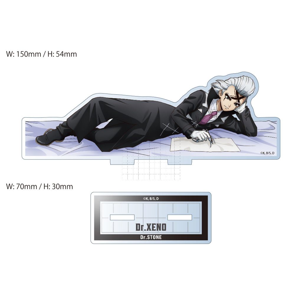 Bác sĩ STONE XENO Acrylic Đứng & Móc Khóa Bộ Xeno Hougen & Stanley Snyder Anime Hình Bộ Sưu Tập Quà Tặng