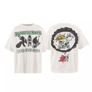 Band Collaboration 26SS Áo thun ngắn tay giặt cổ điển Áo thường ngày