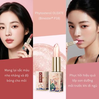 CATKIN MOONLIGHT COLOR-CHANGING LIP BALM Son môi dưỡng ẩm tự nhiên Điều trị môi Vitamin E Bibir