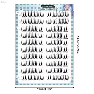 【Hàng có sẵn】💖💖Lông mi giả hình chữ U, loại hộp mềm, 10/30 hàng, phong cách nhóm nhạc nữ Hàn Quốc, không cần keo 3.0
