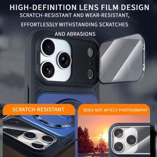 Dành cho iPhone 17 Pro Max 16 Pro 17 16 Pro Max 17 AIR 16 Plus 16 Vỏ điện thoại, tấm chắn sản phẩm, giá đỡ đa chức năng, hút từ tính, vỏ bảo vệ điện thoại chống sốc và chống rơi