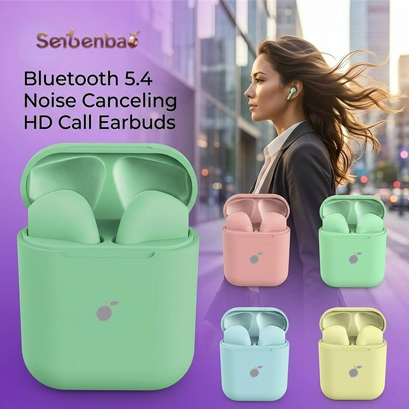 Tai nghe Bluetooth không dây i12TWS chính hãng - Pin 200mAh dài, khử tiếng ồn, có Mic, Âm thanh nổi tuyệt vời cho mọi điện thoạiWit
