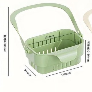 Treo Giỏ Thoát Nước Có Thể Thu Vào Bồn Rửa Nhà Bếp Lọc Để Giặt Rau Củ Quả & Gạo Có Thể Điều Chỉnh Giá Để Đồ