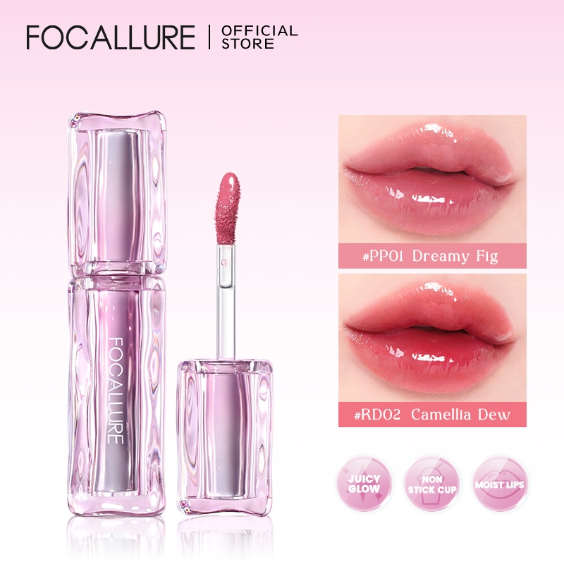Focallure Spring Glow Juicy Lip Tint, Công nghệ không truyền hình kép, một sự bùng nổ tươi mát của bóng ngon ngọt cho springa nổ tươi mát của bóng ngon ngọt cho mùa xuân