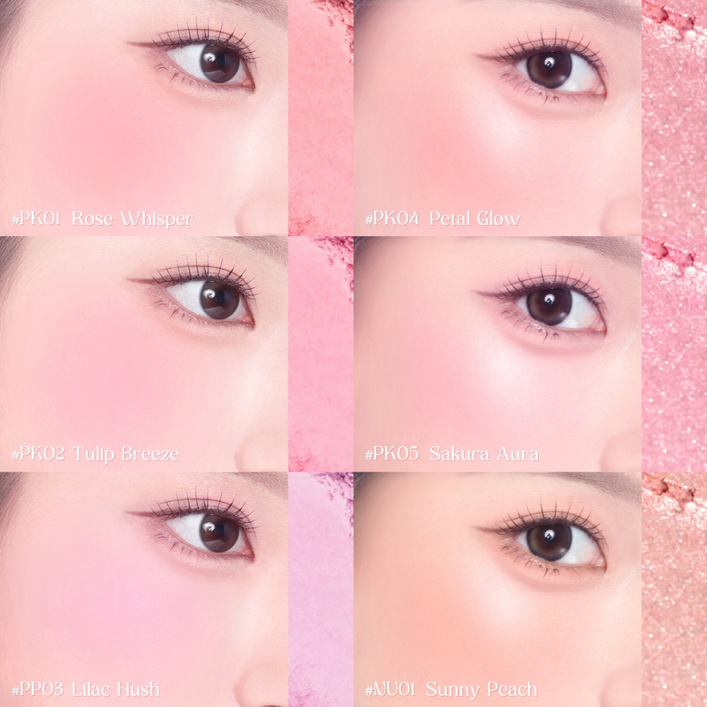 Focallure Spring Glow Airy Wear Blush, nó mang lại một thoáng mát