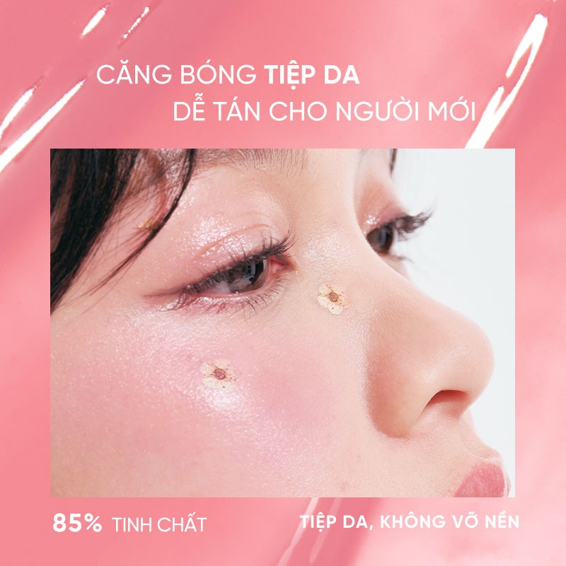 Má Hồng Kem JUDYDOLL Glow Blush Balm Căng bóng Không vỡ nền Tự nhiên Lâu trôi 3g
