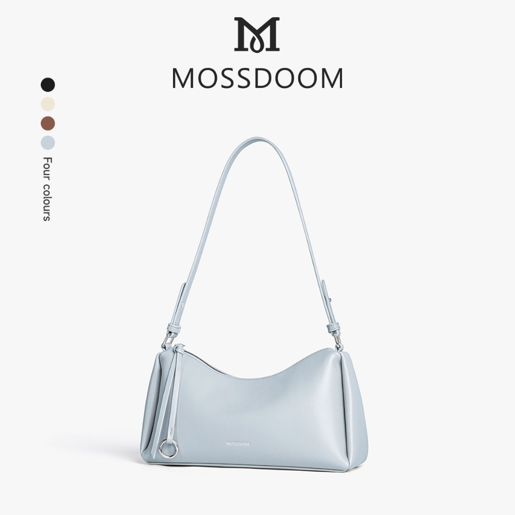 MOSSDOOM Lori Bag 2026 Túi đeo vai màu trơn thông thường dành cho nữ mới