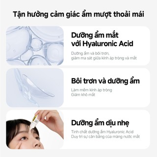 Kilala Nước Nhỏ Mắt Lens Kính Áp Tròng/ Nước Mắt Nhân Tạo, Nước Dưỡng Ẩm Mắt 10ML