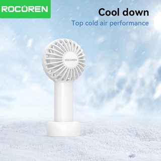 Quạt cầm tay Mini cầm tay Rocoren USB có thể sạc lại Quạt nhỏ làm mát ngoài trời