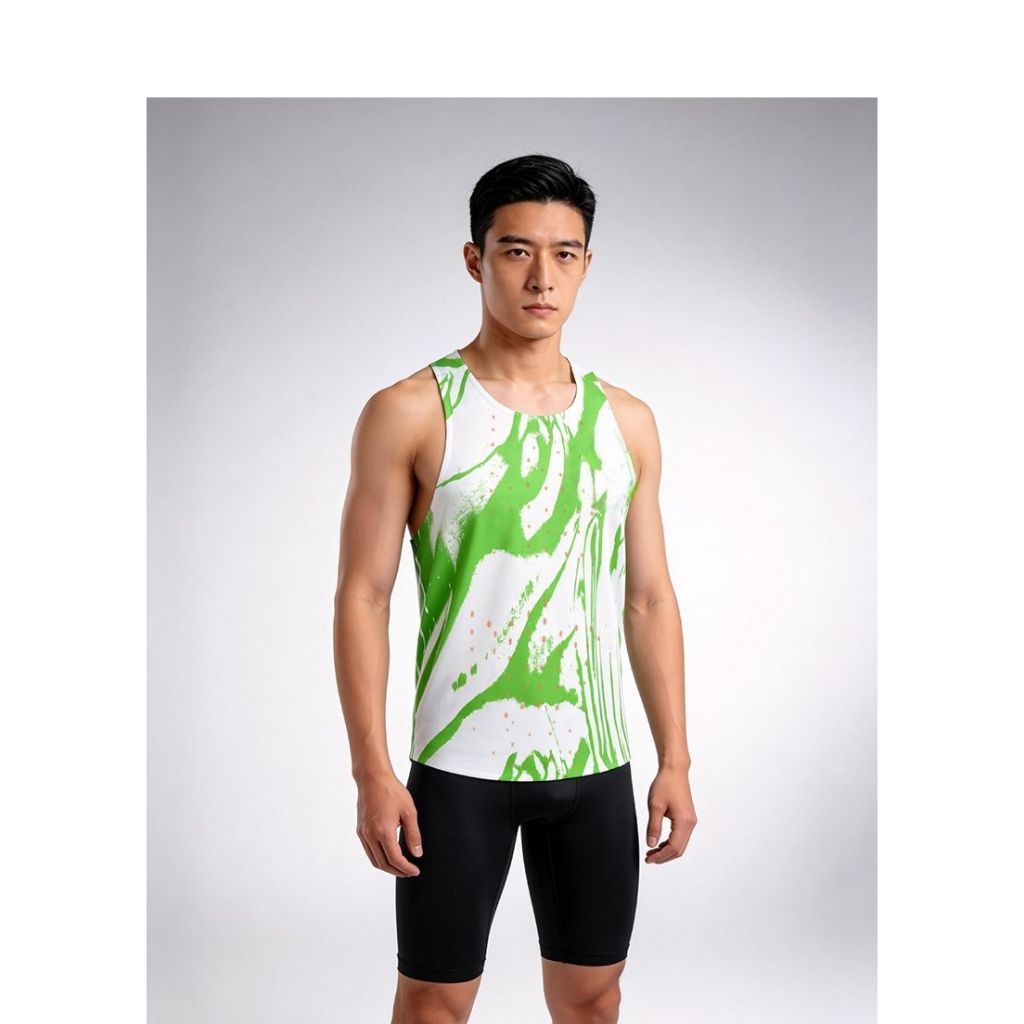 [Thủ công nhiều lớp] Áo thun nam thoáng khí chạy bộ chạy bộ Marathon bán chạy và trường thể thao Lỗ gió thoáng khí nhanh-