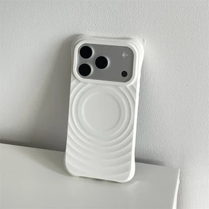 CaseTifg Ripple Liquid Silicone Sạc Từ Tính Ốp lưng iPhone 17 16 15 14 13 Pro Max 16Plus 17Air Chất Lượng Cao Mờ Chống Vân Tay Ốp Lưng Chống Sốc