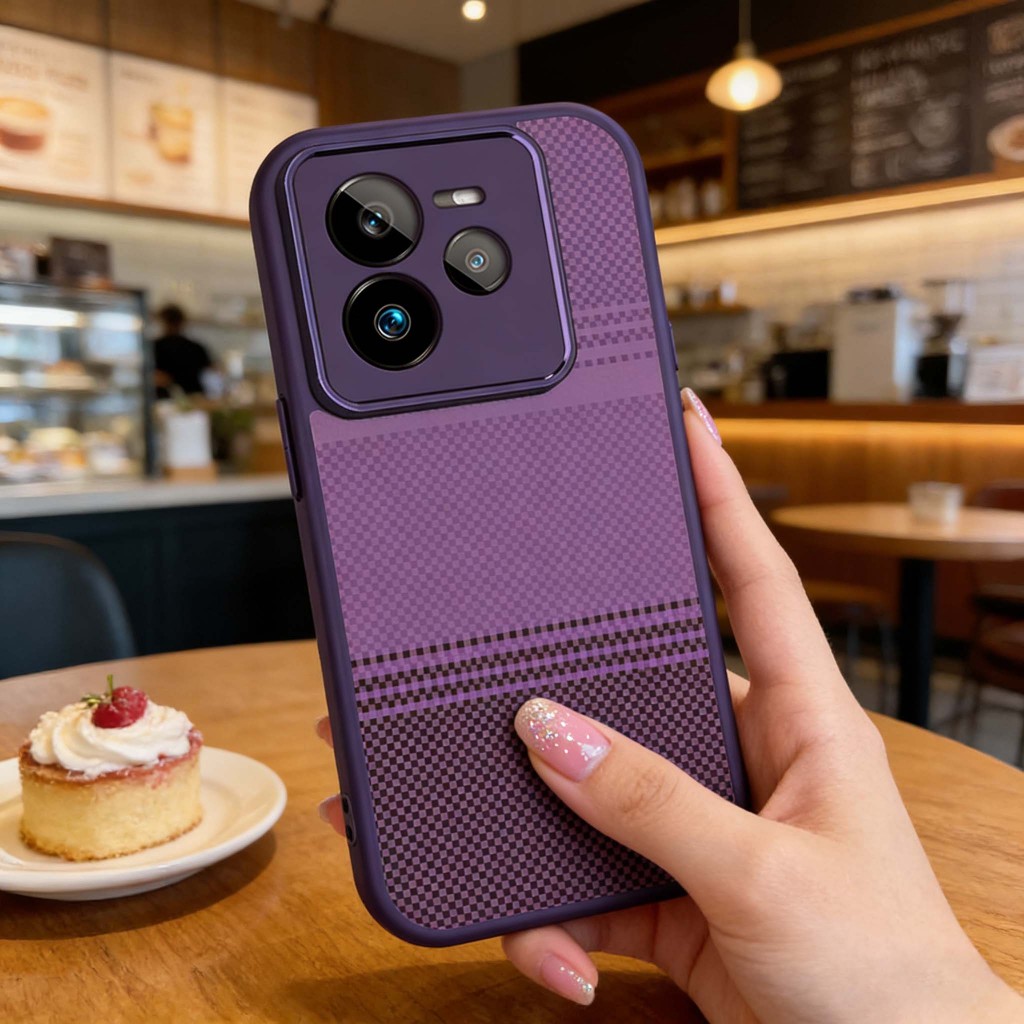 Graffiti Kevlar họa tiết Vỏ điện thoại Bảo vệ Camera Chống trầy xước Phù hợp cho Realme GT Neo 6 SE 6T 7T 7 Pro 4G 5G