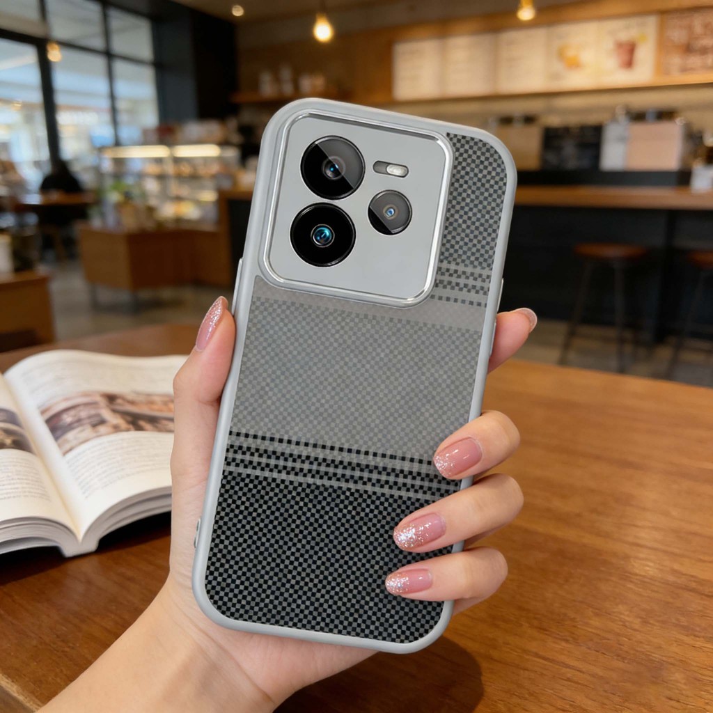 Graffiti Kevlar họa tiết Vỏ điện thoại Bảo vệ Camera Chống trầy xước Phù hợp cho Realme GT Neo 6 SE 6T 7T 7 Pro 4G 5G