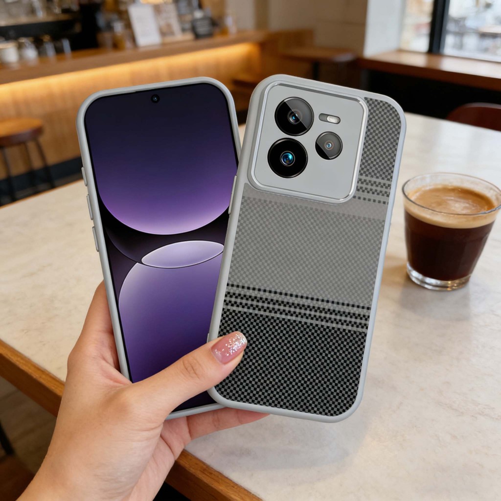 Graffiti Kevlar họa tiết Vỏ điện thoại Bảo vệ Camera Chống trầy xước Phù hợp cho Realme GT Neo 6 SE 6T 7T 7 Pro 4G 5G