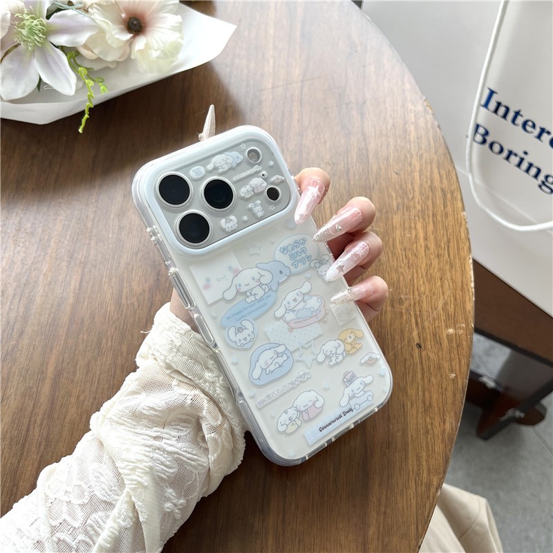 Ốp điện thoại iPhone 17 Pro max 16 Pro max Yugui Dog pattern TPU materia IMD