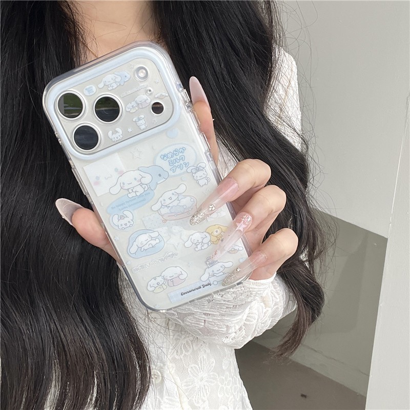 Ốp điện thoại iPhone 17 Pro max 16 Pro max Yugui Dog pattern TPU materia IMD