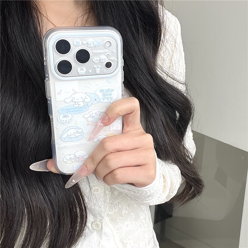 Ốp điện thoại iPhone 17 Pro max 16 Pro max Yugui Dog pattern TPU materia IMD