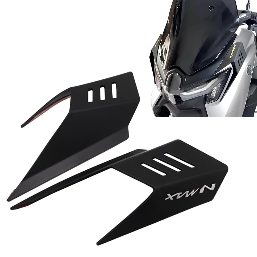 Xe Máy ABS Năng Động Winglet Khí Động Học Fairing Chống Trầy Xước Cánh Winglets Bộ Dành Cho Xe Yamaha NMAX155 NMAX155 V3 NMAX125 NMAX160Turbo 2025-now