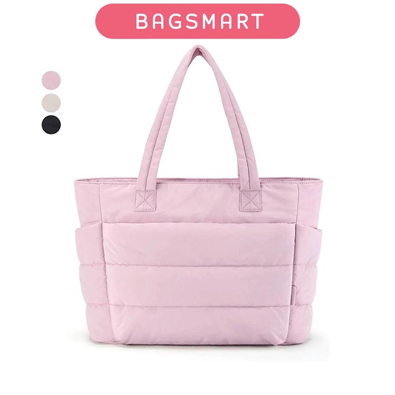 【KOL×BAGSMART 】Túi Tote dành cho nữ, Túi Tote đeo vai nhẹ, Du Lịch Nhẹ Gọn Đa Năng, Đi Học,Túi Đi Làm,Bag