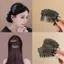 Pháp Retro Tính Khí Lá Chèn Lược Nữ Nổ Mũ Đội Đầu Tóc