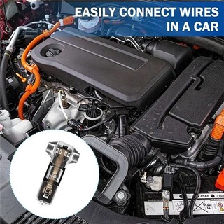 50 Chiếc Đầu Nối Dây Điện Áp Thấp Không Sọc Dây Kết Nối Dây 3 Chiều T1 / T2 / D2 Loại 2 Chân Cho Dây AWG 24-18