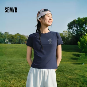 Semir Áo Nữ Mùa Hè Raglan Họa Tiết, Thấm Hơi Nhanh
