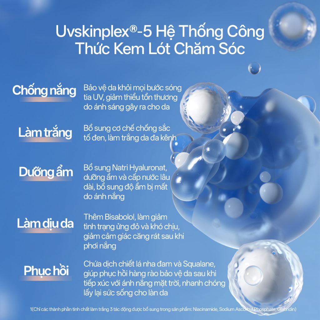 [LIVE] Ositree Kem chống nắng Liusimu Kem trang điểm chống mồ hôi chống tia cực tím 3 trong 1 32g
