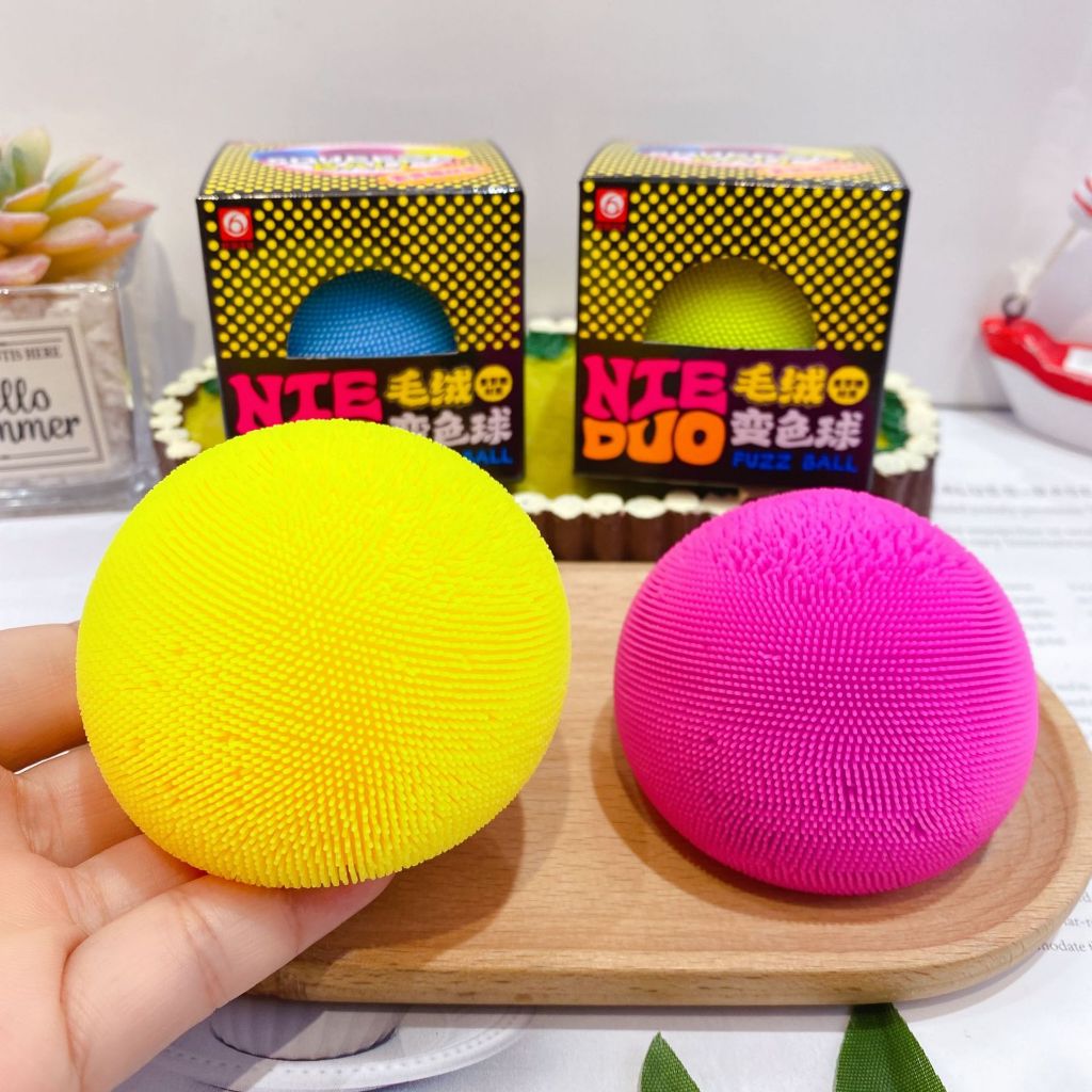 NeeDoh Fuzz Ball Wild Cats Stress Ball Squeezable Giảm căng thẳng Fidgets Đồ chơi cảm giác