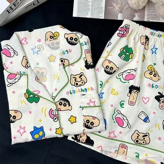 Váy ngủ và quần short dễ thương hình nhân vật Crayon Shin-chan dành cho nữ