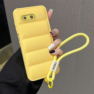 Ốp Lưng Cho Google Pixel 9 Pixel 9A Pixel 9 Pro Nâng Cao 3D Xuống Áo Khoác Thiết Kế Mới Vỏ Điện Thoại Thẩm Mỹ Chống Rơi Silicon Mềm Trường Hợp Miễn Phí Tinh Tế Dây