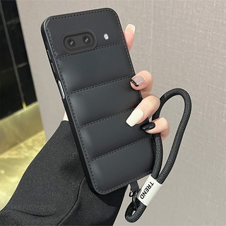 Ốp Lưng Cho Google Pixel 9 Pixel 9A Pixel 9 Pro Nâng Cao 3D Xuống Áo Khoác Thiết Kế Mới Vỏ Điện Thoại Thẩm Mỹ Chống Rơi Silicon Mềm Trường Hợp Miễn Phí Tinh Tế Dây