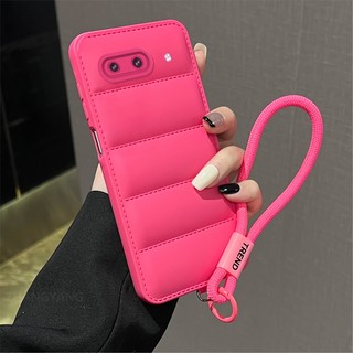 Ốp Lưng Cho Google Pixel 9 Pixel 9A Pixel 9 Pro Nâng Cao 3D Xuống Áo Khoác Thiết Kế Mới Vỏ Điện Thoại Thẩm Mỹ Chống Rơi Silicon Mềm Trường Hợp Miễn Phí Tinh Tế Dây