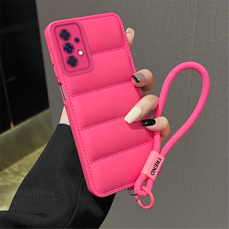 Ốp Lưng Cho Samsung A13 4G A23 Đệm Khí Cao Cấp 3D Chống Rơi Vỏ Điện Thoại Thẩm Mỹ Nhiều Màu Thiết Kế Mới Miễn Phí Tinh Tế Treo Dây
