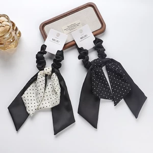 Streamer tóc nữ chấm bi phiên bản Hàn Quốc - phụ kiện thời trang