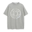 AC Letter Vintage Đau Khổ Nút In Logo Áo Thun Unisex, Áo Thun Nam, Xám, Màu Hồng, Xanh Đầy Màu Sắc, Màu Lauren Màu Đen