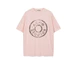 AC Letter Vintage Đau Khổ Nút In Logo Áo Thun Unisex, Áo Thun Nam, Xám, Màu Hồng, Xanh Đầy Màu Sắc, Màu Lauren Màu Đen
