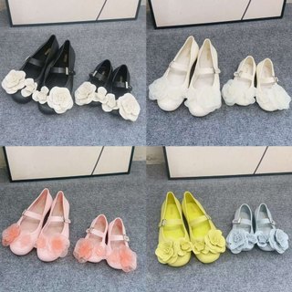 Giày Sandal Trẻ Em Brazil Melissa Hoa Đế Mềm Bé Gái Tập Đi