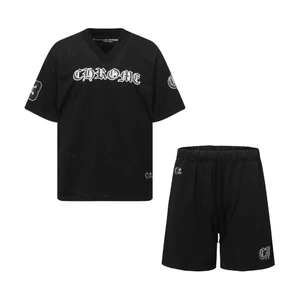 Áo thun thể thao Jersey khúc côn cầu hai lớp in hình lưới CH