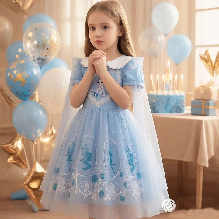 Trẻ Em Bé Gái Đầm Công Chúa Áo Khoác Váy Trẻ Em Cotton Sequins Váy Trẻ Em Bé Gái Thời Trang Quần Áo Cho Bé Áo Khoác Mặc