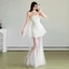 Cutnew Váy Lace và Ribbon Hè, Phong Cách Pháp Lãng Mạn