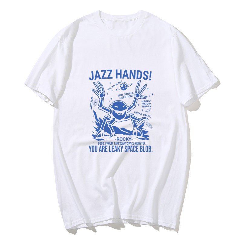 Dự án Hail Mary - Áo thun vintage thiết kế độc đáo, chất liệu bông cotton tay ngắn cổ tròn dành cho nam và nữ