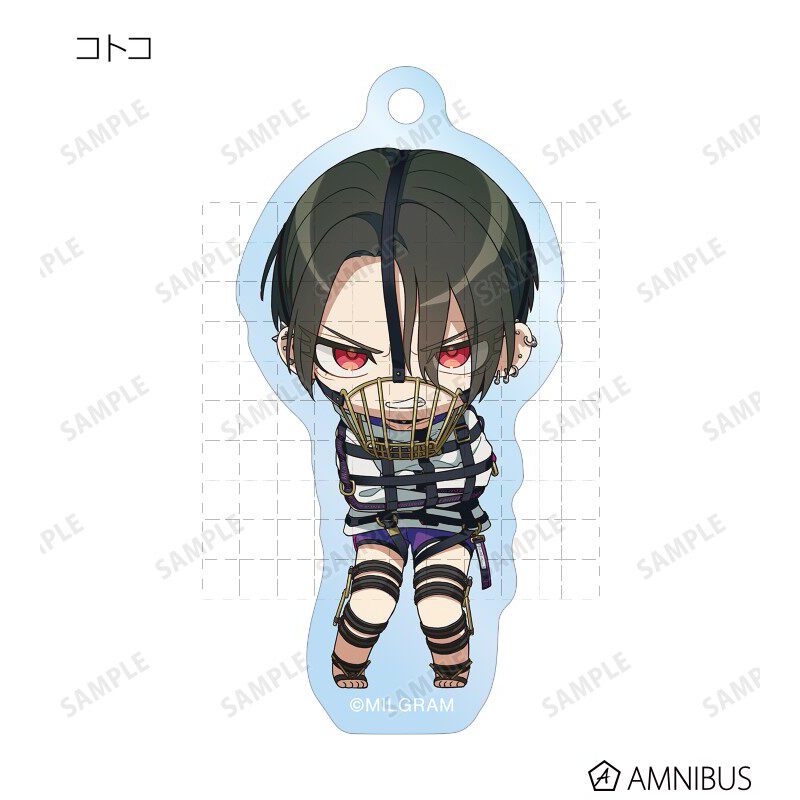 MILGRAM Mẫu Giáo Yumemi Kotoko Tobi Futa Shidou Mikoto Acrylic Đứng Móc Khóa Anime Merch