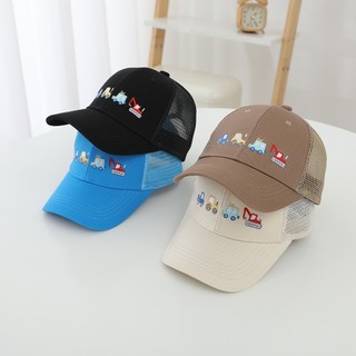 Mũ Hoạt Hình Trẻ Em Cho Bé Trai Và Bé Gái Mũ Bóng Chày Có Họa Tiết Xe Thêu Thích Hợp Cho Bé 2-7 Tuổi