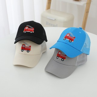 Mũ Hoạt Hình Trẻ Em Cho Bé Trai Và Bé Gái Mũ Bóng Chày Với Họa Tiết Xe Kỹ Thuật Thêu Thích Hợp Cho Bé 2-7 Tuổi