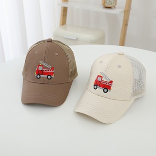 Mũ Hoạt Hình Trẻ Em Cho Bé Trai Và Bé Gái Mũ Bóng Chày Với Họa Tiết Xe Kỹ Thuật Thêu Thích Hợp Cho Bé 2-7 Tuổi
