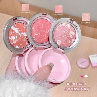 Phấn Má Đơn Sắc KAKASHOW - Hoàn thiện màu mờ tự nhiên, lâu trôi & không thấm nước, mịn màng & sắc tố cao, Phấn má hồng tông màu cam C670