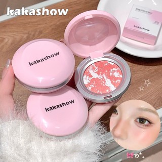 Phấn Má Đơn Sắc KAKASHOW - Hoàn thiện màu mờ tự nhiên, lâu trôi & không thấm nước, mịn màng & sắc tố cao, Phấn má hồng tông màu cam C670